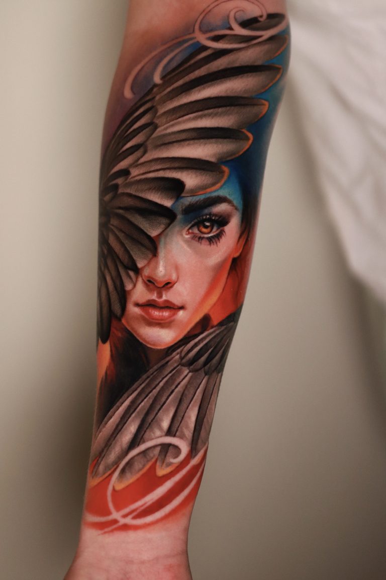 Regina Renjute color tattoo rebel riga